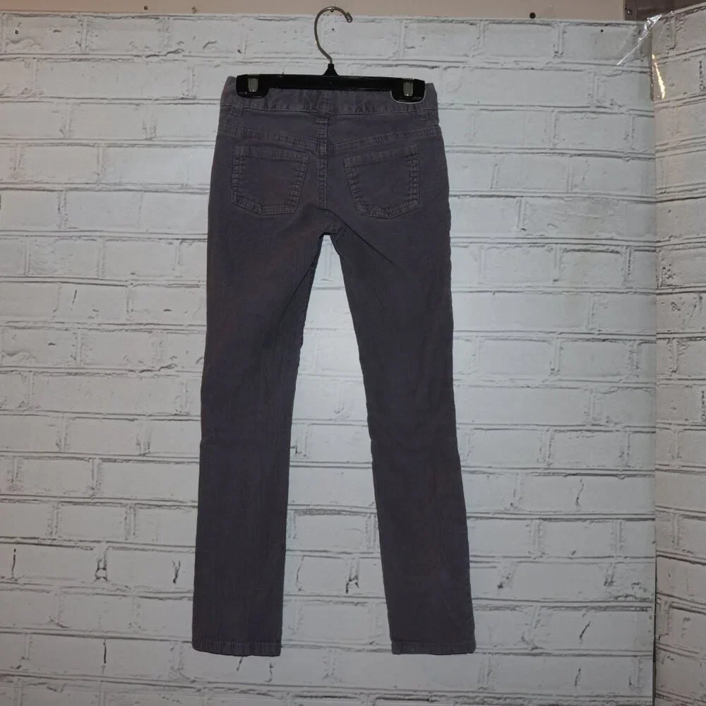 🔘 Old Navy Girls Gray Corduroy Pants · Size 7 Slim